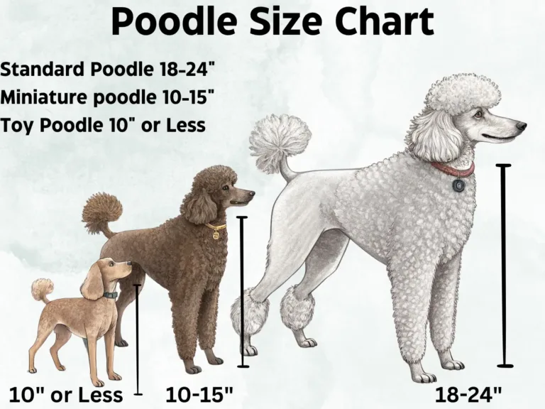 poodle size chart