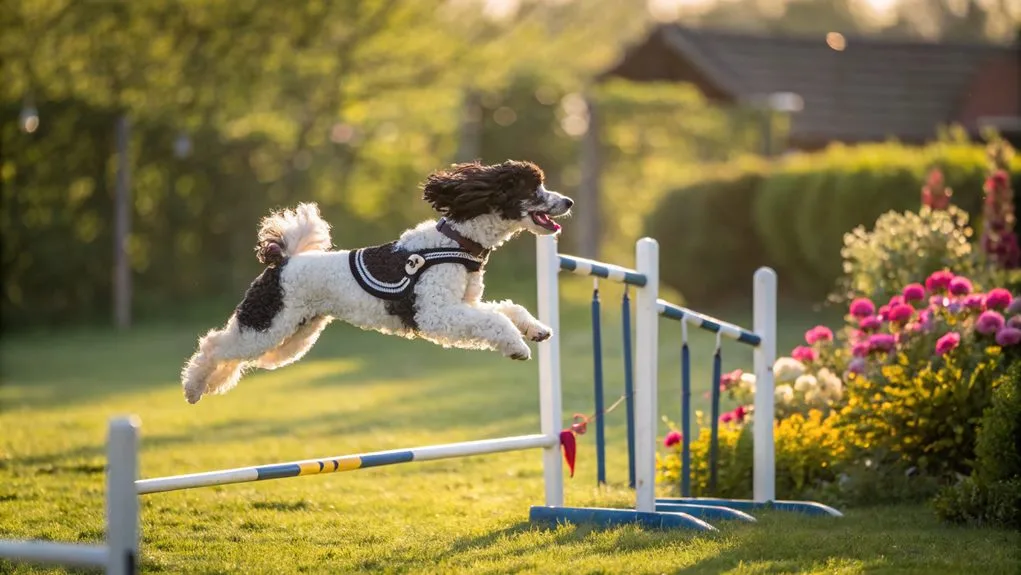 exercise training guidelines established for the parti poodle