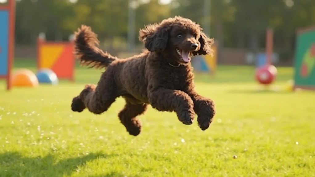 poodles possess high energy