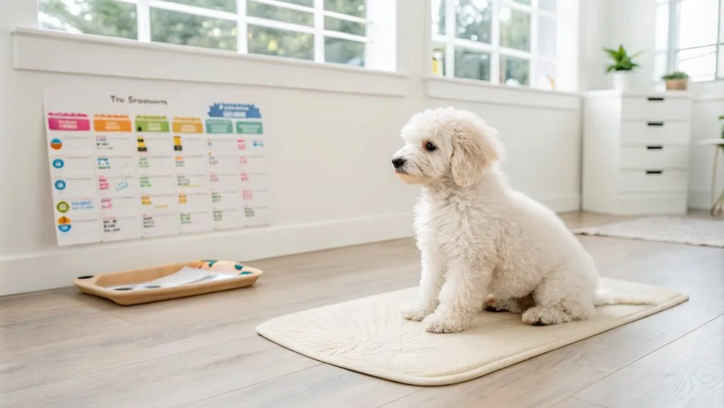 monitor puppy s bathroom habits